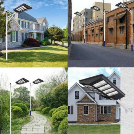 Lampa Solara Stradala Helio PRO Innova 1000W – LED 80 000 lm, Senzor Miscare, Senzor Lumina IP66, Telecomanda & Suport Prindere + Cadou Surpriza