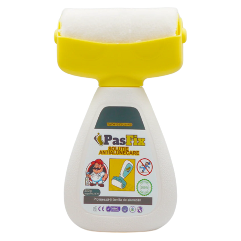 Soluție Antialunecare PasFix 300ml – Protecție sigură pentru gresie, piatră și marmură cu rolă aplicatoare