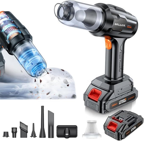 Aspirator Portabil Titan 3‑în‑1, 18000PA, Reîncărcabil, Suflare & Absorbție, Ideal Casă, Mașină, Birou