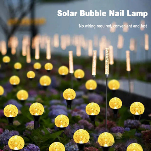 Set 2 Instalații Solare de Grădină cu 20 Globuri LED 3m, Lumină Caldă sau Multicoloră