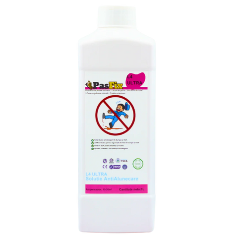 Soluție Antialunecare PasFix L4 ULTRA 1L - Protecție profesională pentru podea lucioasă, zone cu grăsime ridicata si podele exterioare