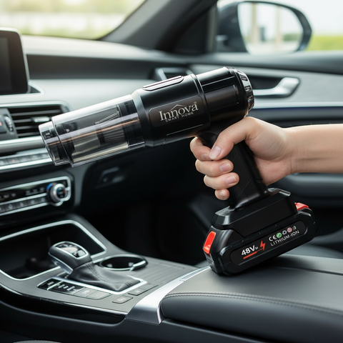 Aspirator Portabil INNOVA Titan 3‑în‑1, 18000PA, Reîncărcabil, Suflare & Absorbție, Ideal Casă, Mașină, Birou