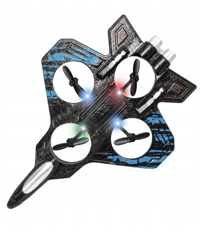 Avion De Lupta si Telecomanda cu 4 elice, pentru copii , 360°