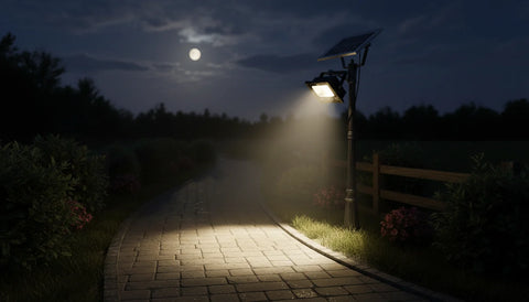 Proiector Solar Innova 100W , IP66 , Indicator Batarie , Telecomanda , 6500k , 3 Ani Garantie