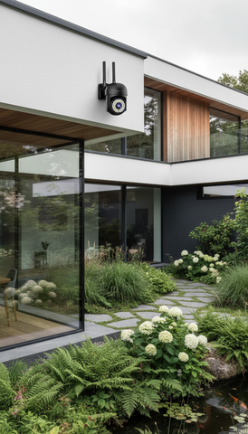 Black Friday - Pachet 2 x Cameră de Supraveghere Smart Innova, 36 LED-uri, HD, IP66 + 2 Carduri Cadou