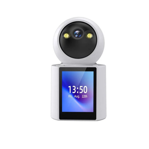 Camera IP Interior cu Display, Vedere Nocturnă și Video Call, 2MP HD, Control PTZ și Alarmă pe Telefon