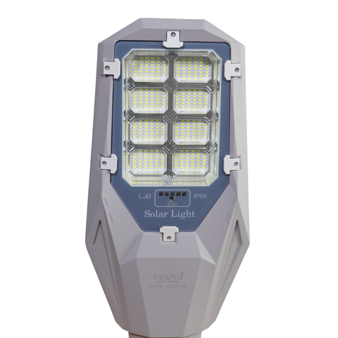 Lampa solara Aurum by Innova 600W cu panou separat, IP66, telecomanda si kit complet de instalare + Cadou Surpriza