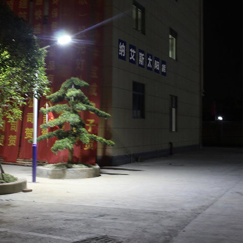 Lampa solara stradala INNOVA 400W cu senzor de lumina si panou separat, IP66