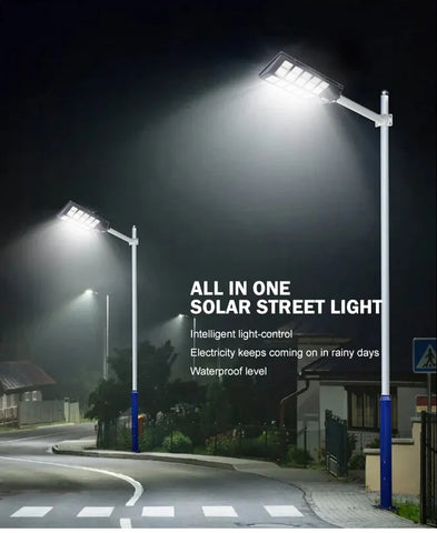 Lampa Solara Stradala Innova Viper 1500 W , Telecomanda , IP67 , Senzor de Miscare , Senzor de Lumina