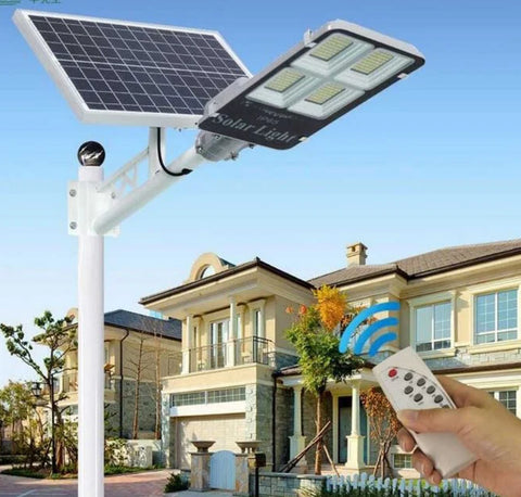 Lampa Solară Stradală Jortan 400W cu Panou Independent + CADOU SURPRIZA