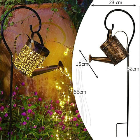 Set 2 x Lampă Solara - Stropitoare din Fier Forjat 36 LED