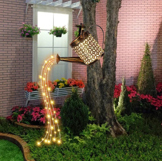 Set 2 x Lampă Solara - Stropitoare din Fier Forjat 36 LED