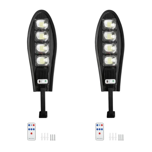 Set 1+1 Lampa Solara Cobra 168 Led , Ip66 , Senzor de Lumina + Senzor de Miscare + Telecomanda