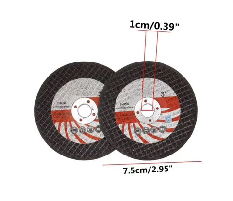 Mini Polizor Unghiular DASGUT Flex Electric cu 2 Acumulatori, 4 Discuri Incluse, 12V, Disc 76MM