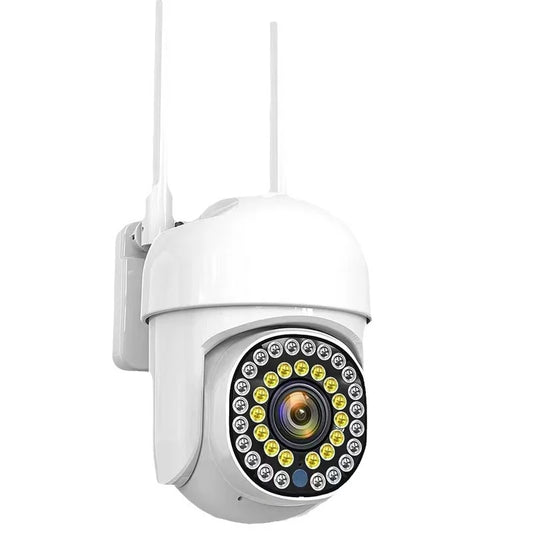 Cameră de Supraveghere Smart WIFI, 36 LED-uri, HD, Viziune Nocturnă cu Infraroșu și Protecție IP66, Transmisie Live pe Telefon