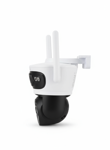 Black Friday - Pachet 2 x Camera Supraveghere Duală INNOVA X-TRAK, 6MP, WiFi/Lan , live pe telefon + 2 Carduri Cadou