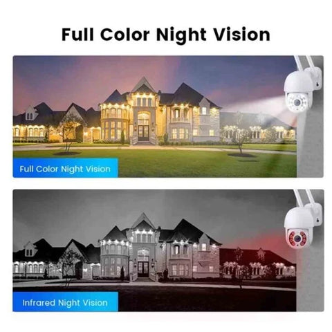 Pachet 4 x Cameră de Supraveghere Jortan 8161QJ, 28 LED-uri, WiFi, HD, Viziune Nocturnă cu Infraroșu și Protecție IP66, Transmisie Live pe Telefon