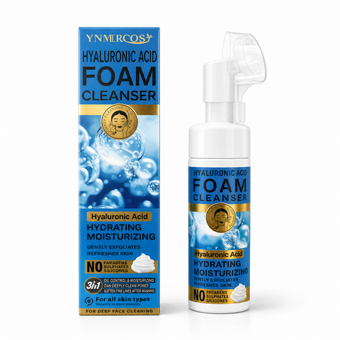 Pachet Promo 1+1 GRATIS - Spumă de Curățare Facială cu Perie de Silicon Wokali, 150ml