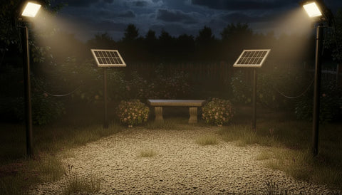 Proiector LED INNOVA 800 W Cu Panou Solar si telecomanda, IP66 + Cadou Surpriza