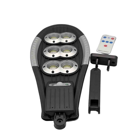 Set 2x Lampa Solara Stradala DualLED 300W 156 COB, Acumulatori 3600 mAh, Telecomanda, Panou Solar integrat