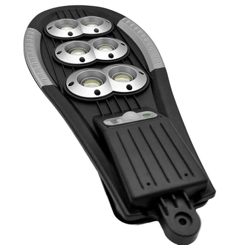 Set 2x Lampa Solara Stradala DualLED 300W 156 COB, Acumulatori 3600 mAh, Telecomanda, Panou Solar integrat