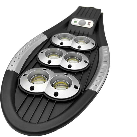 Set 2x Lampa Solara Stradala DualLED 300W 156 COB, Acumulatori 3600 mAh, Telecomanda, Panou Solar integrat