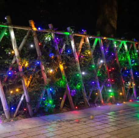 SET 2 X Instalatie Tip Liniara Rola 50 m, Interior/Exterior , 300 LED-uri, Multicolor , Alb , Albastru