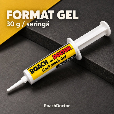 Set 1+1 GRATIS: Seringă cu Gel Insecticid Anti-Gândaci (Efect de Cascadă) – Elimină Definitiv Cuibul
