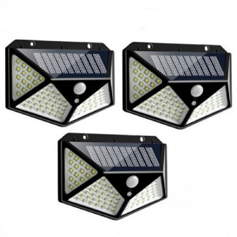 SET 2 X Lampa Solara cu LED, 128 COB + SET 3 x Lampa Solara 100 LED