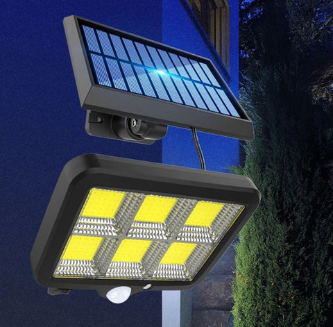 Set 4 x Proiector Solar 120 LED cu Senzor