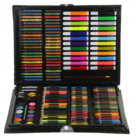 Set Artistic Desen și Pictură pentru Copii, Servietă cu Instrumente Complete 168pcs sau 208pcs
