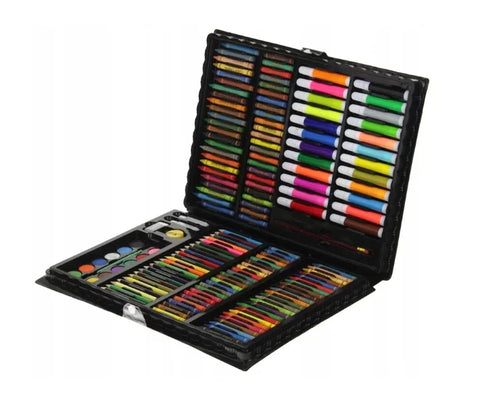 Set Artistic Desen și Pictură pentru Copii, Servietă cu Instrumente Complete 168pcs sau 208pcs