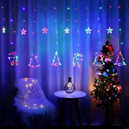 Set Misterul Mosului 5 Instalații Luminoase alese Special de Moș Crăciun pentru Tine + Cadou Secret