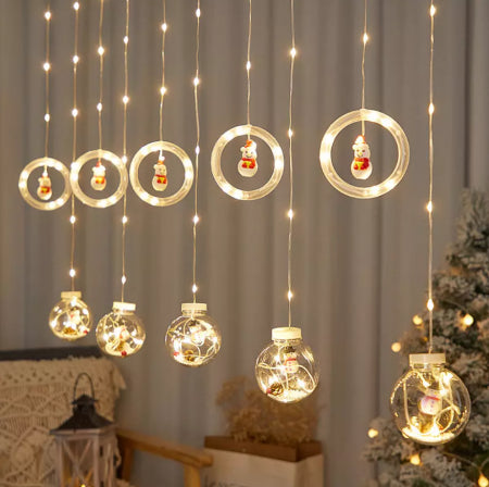 Set Misterul Mosului 5 Instalații Luminoase alese Special de Moș Crăciun pentru Tine + Cadou Secret