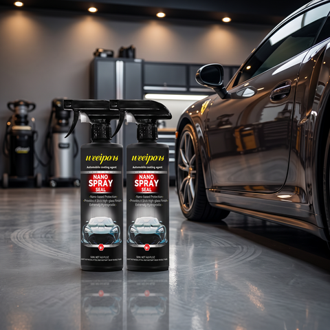 Spray Nano Ceară Auto pentru Luciu și Protecția Caroseriei, 437 ml – 1+1 Cadou