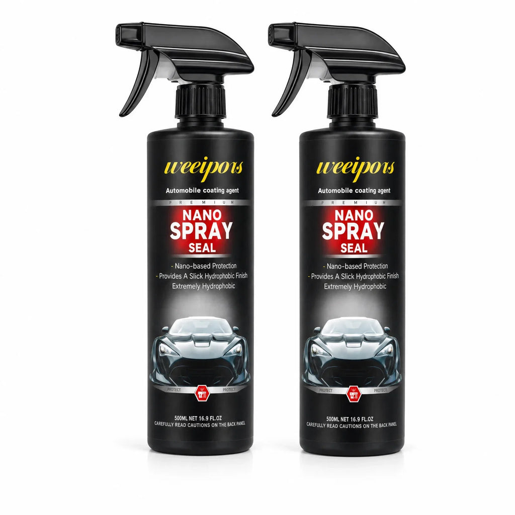 Spray Nano Ceară Auto pentru Luciu și Protecția Caroseriei, 437 ml – 1+1 Cadou