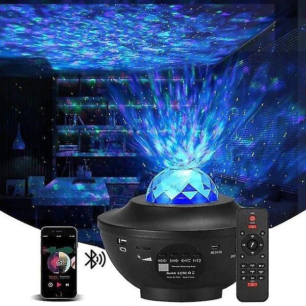 Proiector Star Galaxy, Lampa LED, Boxa Bluetooth incorporata, Negru