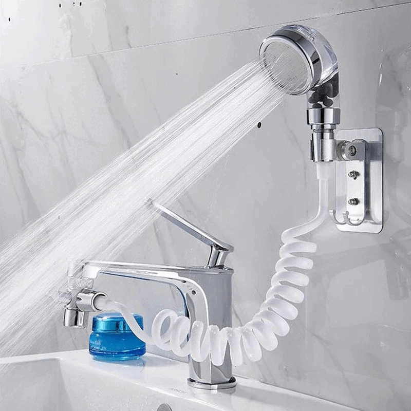 Extensie duș pentru robinet, spălare ușoară, furtun flexibil
